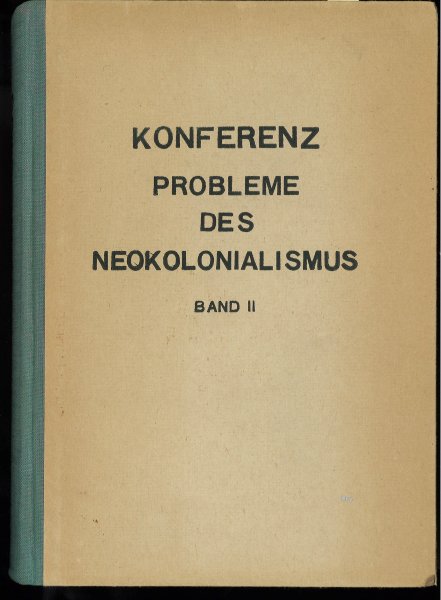 Vorläufiges Protokoll der wiss. Konferenz 