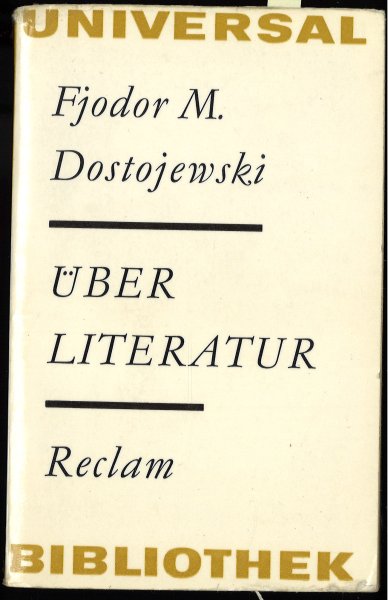 Über Literatur. Universalbibliothek. Sprache und Literatur. Aufsätze Band 44.