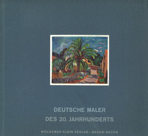 Deutsche Maler des 20. Jahrhunderts. Zwölf farbige Tafeln. Bildmappe.