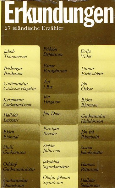 Erkundungen. 27 isländische Erzähler
