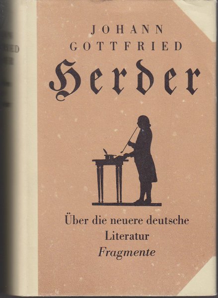 Ausgewählte Werke in Einzelausgaben. Schriften zur Literatur Bd. 1 Über die neuere deutsche Literatur. Fragmente