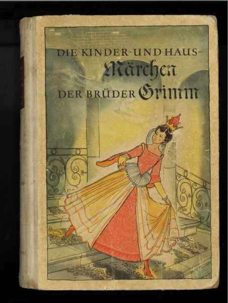 Die Kinder- und Hausmärchen der Brüder Grimm. Band III (Illustr. Karl Fischer) mit starken Gebrauchsspuren S. 143 fehlt ein Teil der Seite