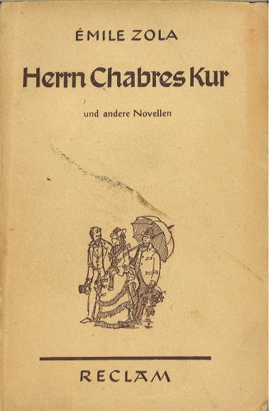 Herrn Chabres Kur und andere Novelle. (Titelseite leicht lose)