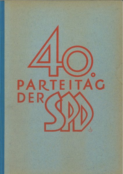 40. Parteitag der SPD. Am 19. und 20. April 1946 in Berlin.
