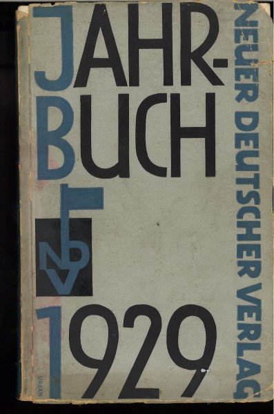 Jahrbuch 1929. Ausstattung von P. Urban.