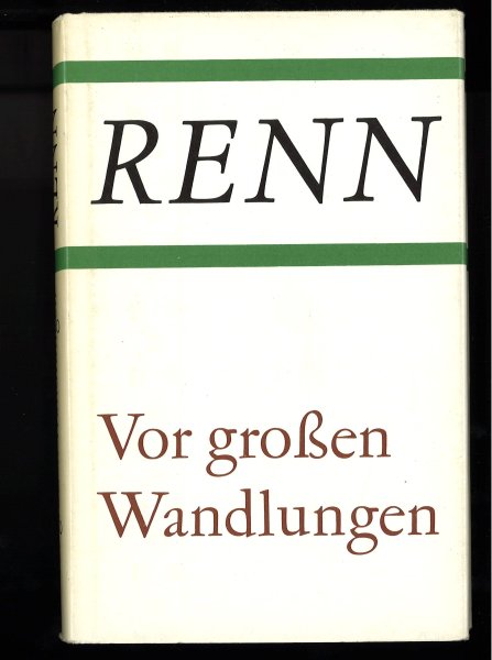 Gesammelte Werke in Einzelausgaben. Die großen Wandlungen